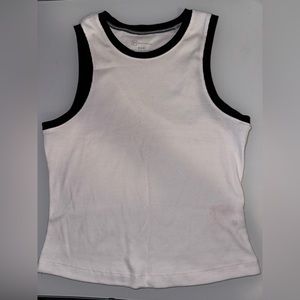 Black & White Halter Top